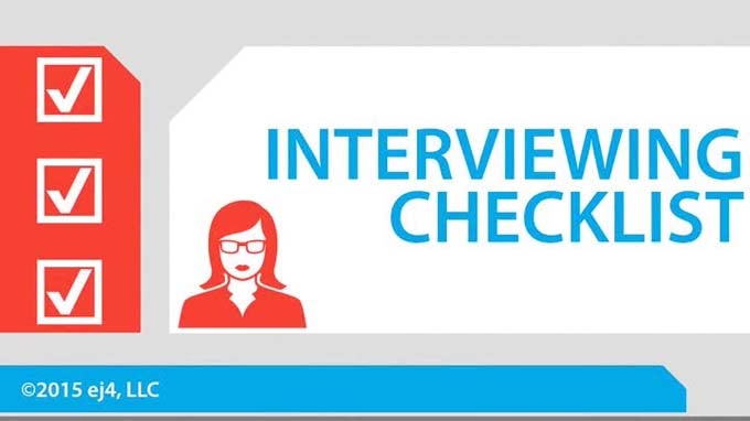 Interviewing Checklist